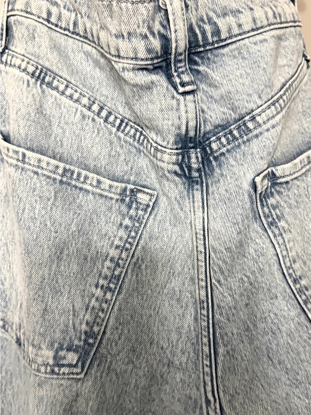Anthropologie Light Blue High-Rise Straight Jeans- Triachy Brand - Picture 4 of 6